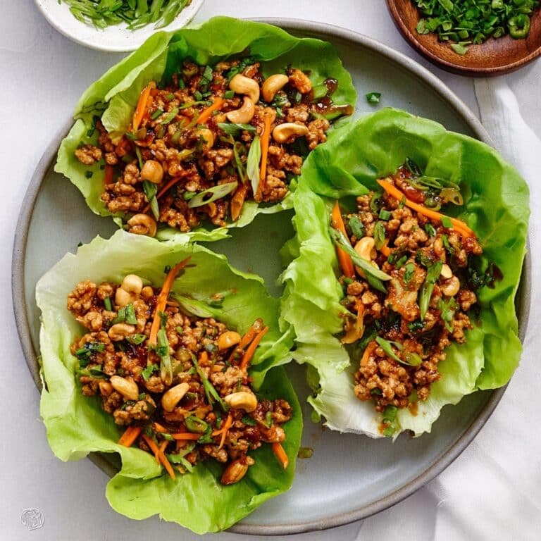 Thai Chicken Lettuce Wraps Recipe