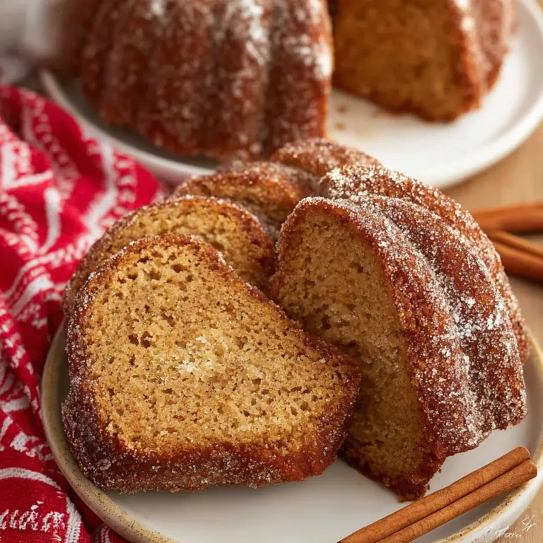Apple Cider Donut Cake Recipe