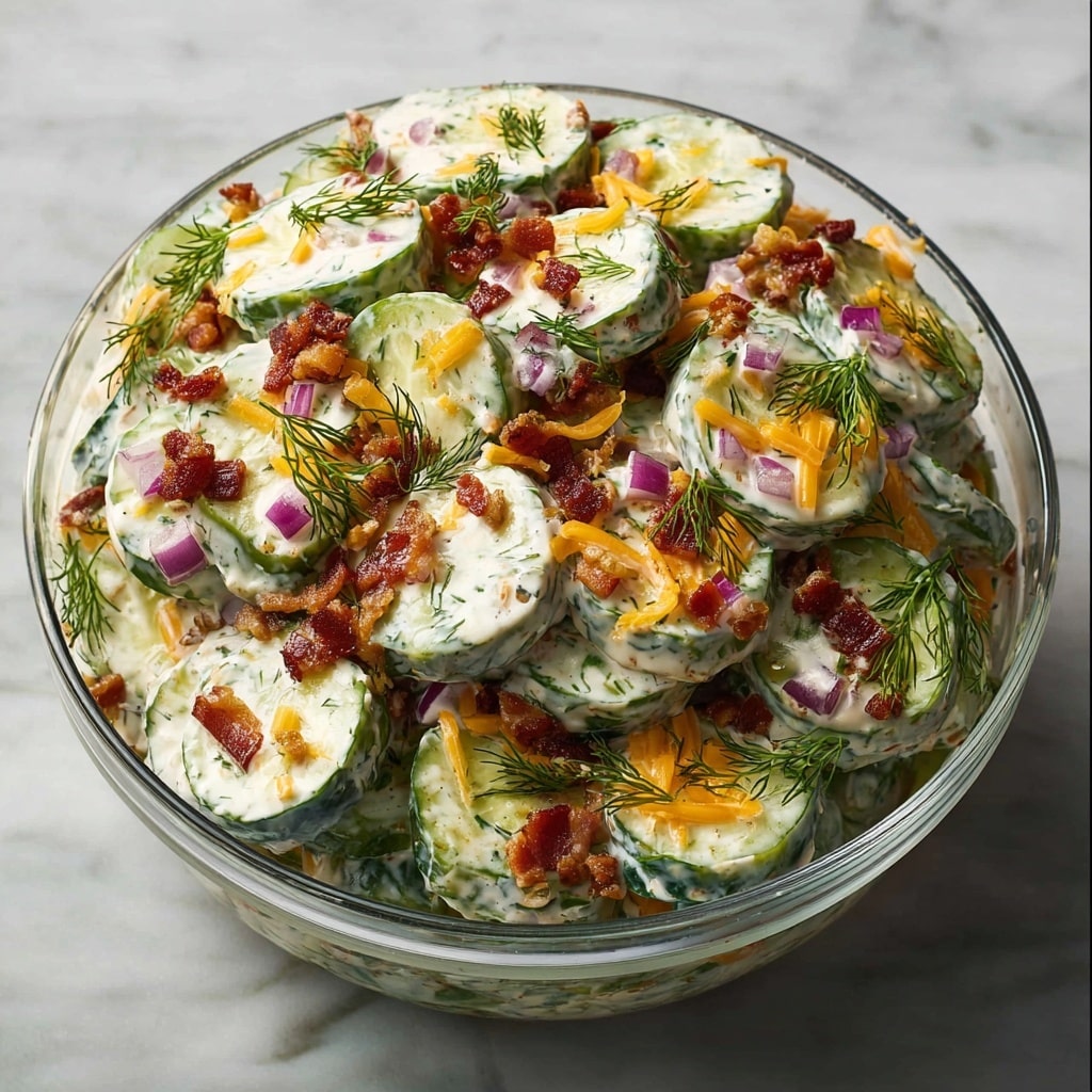 Classic Cucumber Ranch Crack Salad Recipe - Recipe Image
