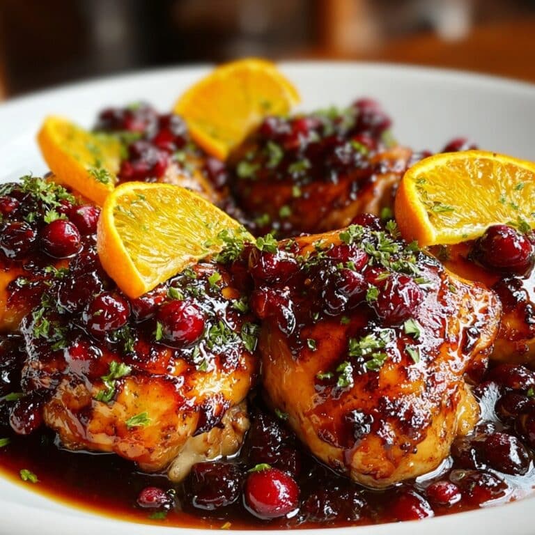 Easy Cranberry Orange Chicken Recipe for a Flavorful Meal Recipe