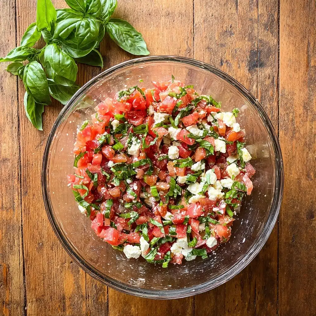 Red, White, & Basil Dip Recipe - Recipe Image