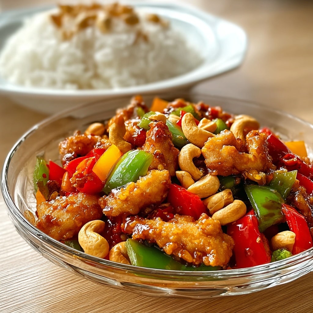 Delicious Thai Cashew Chicken in Just 30 Minutes Recipe - Recipe Image