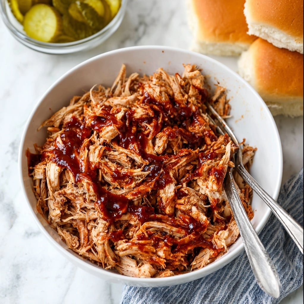 Instant Pot Pulled BBQ Chicken Recipe - Recipe Image