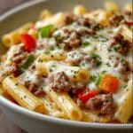Philly Cheesesteak Pasta Recipe