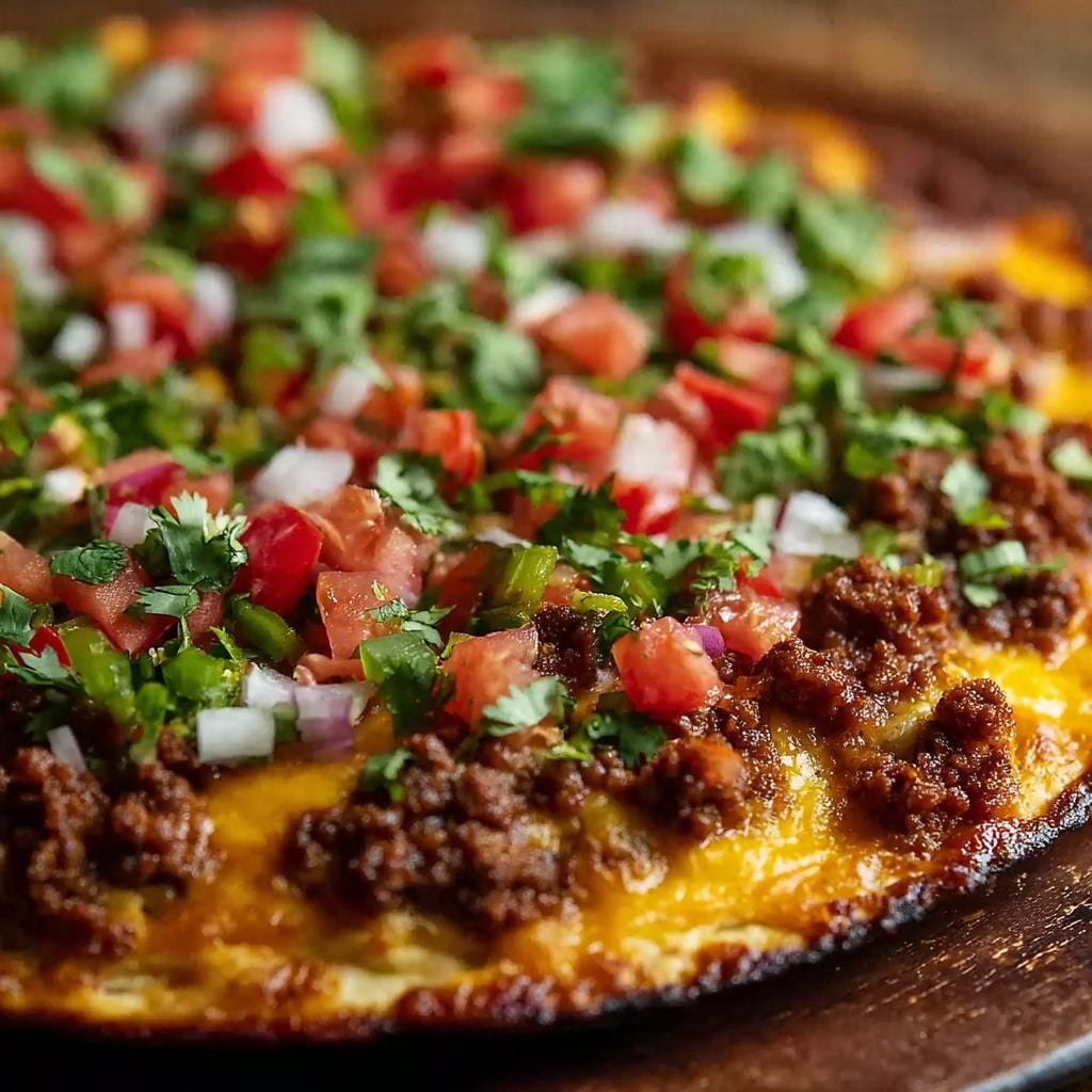 Easy Taco Pizza Recipe - Recipe Image
