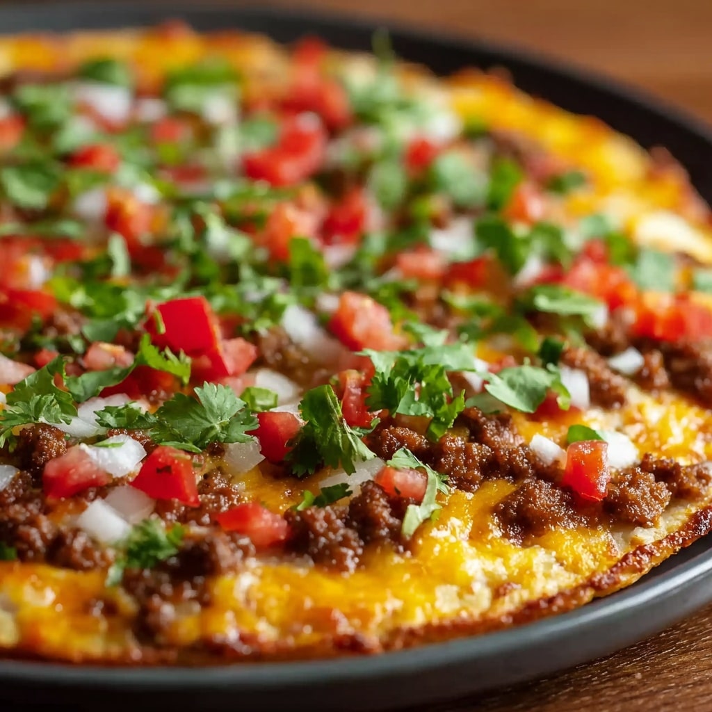 Easy Taco Pizza Recipe - Recipe Image