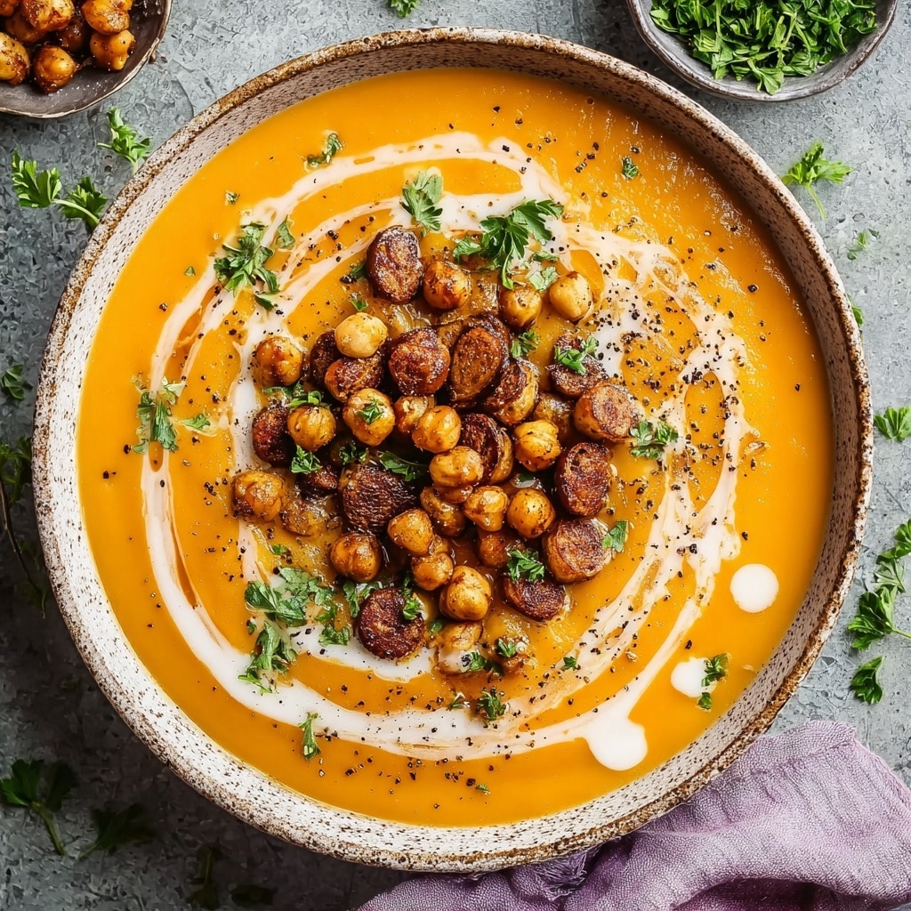 Maple Roasted Vegetable Soup Recipe - Recipe Image