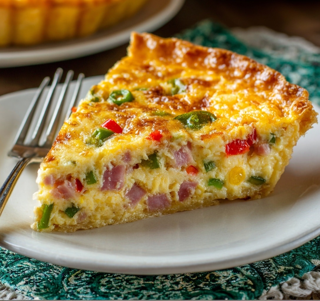 Western Omelet Quiche Recipe - Recipe Image
