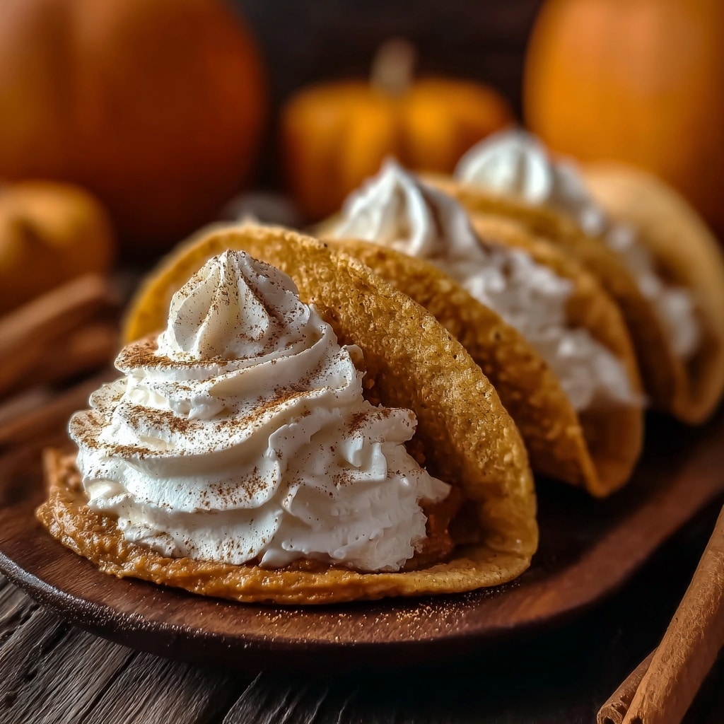 Amazing Pumpkin Pie Tacos Fall Recipe - Recipe Image