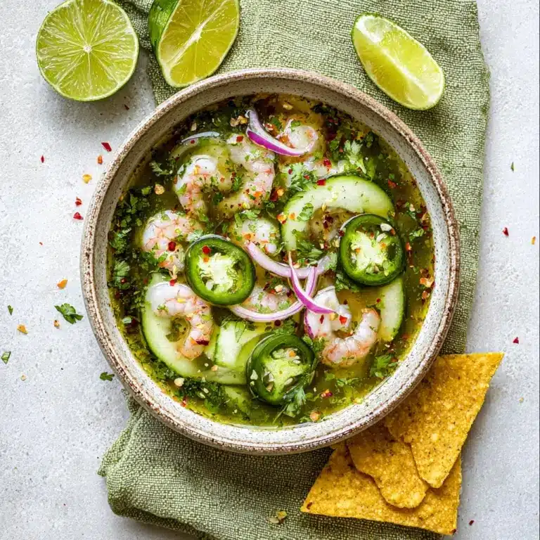 Aguachile Recipe (Mexican Shrimp Ceviche) Recipe