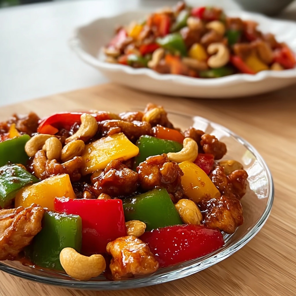 Delicious Thai Cashew Chicken in Just 30 Minutes Recipe - Recipe Image