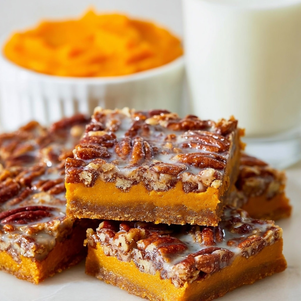 Pumpkin Magic Bars Recipe - Recipe Image