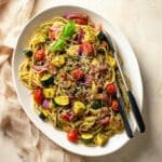 Roasted Vegetable Pesto Pasta Recipe