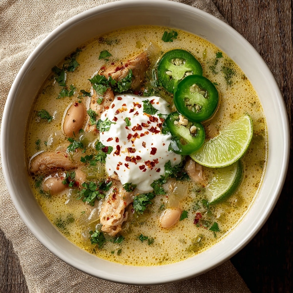 Creamy White Chicken Chili Recipe - Recipe Image