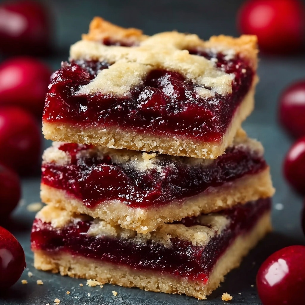 Easy Cherry Pie Bars Recipe - Recipe Image