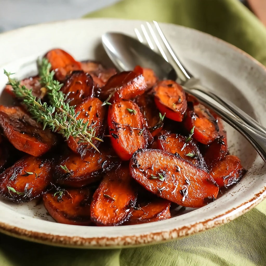 Maple Glazed Carrots with Thyme Recipe - Recipe Image