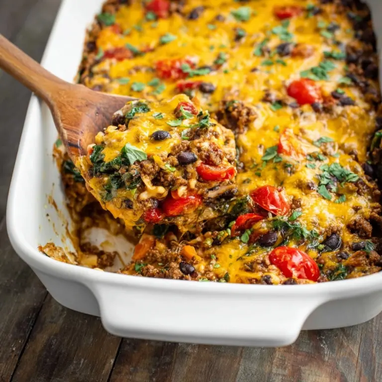 Slow Cooker Taco Casserole Recipe