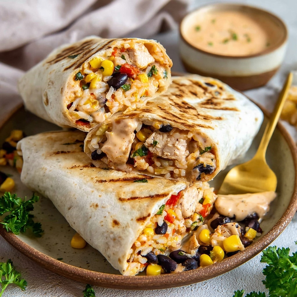 Southwest Chicken Wrap Recipe - Recipe Image