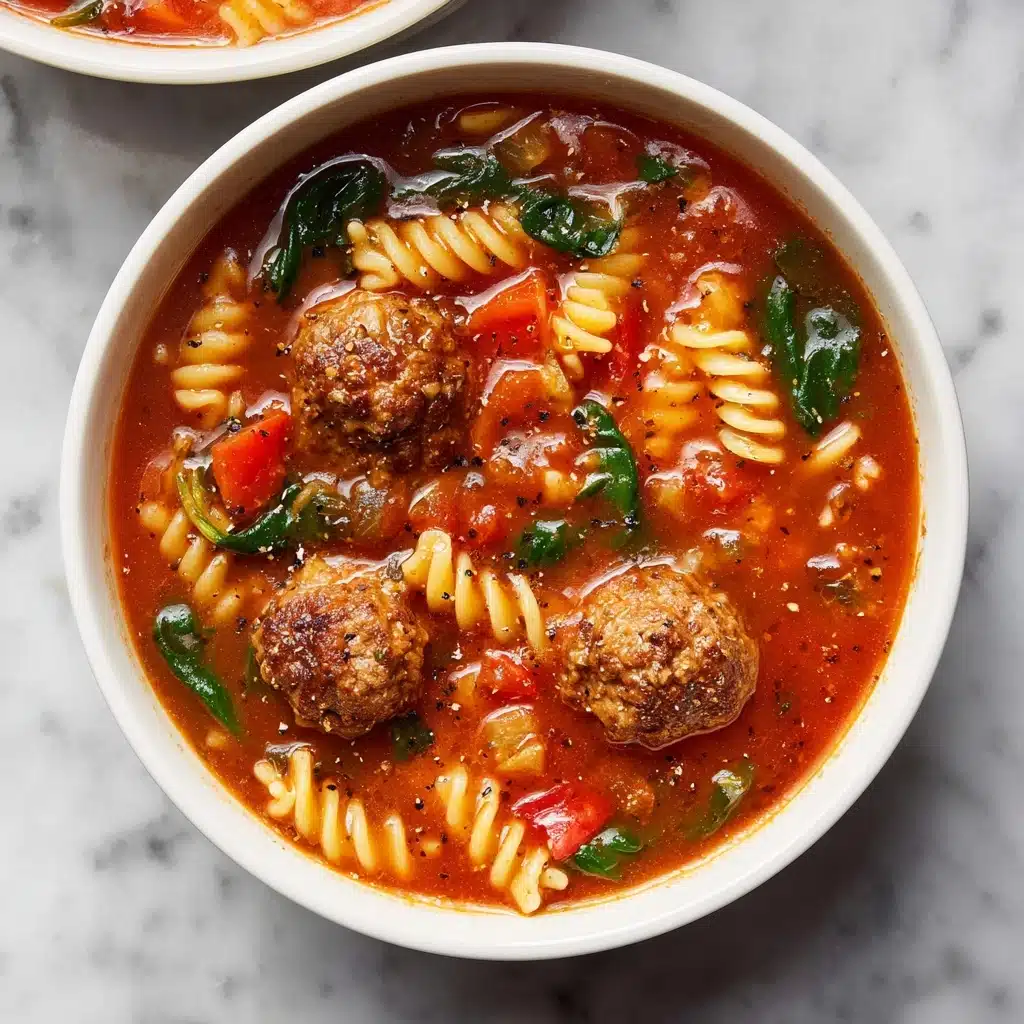 Italian Meatball Soup Recipe - Recipe Image