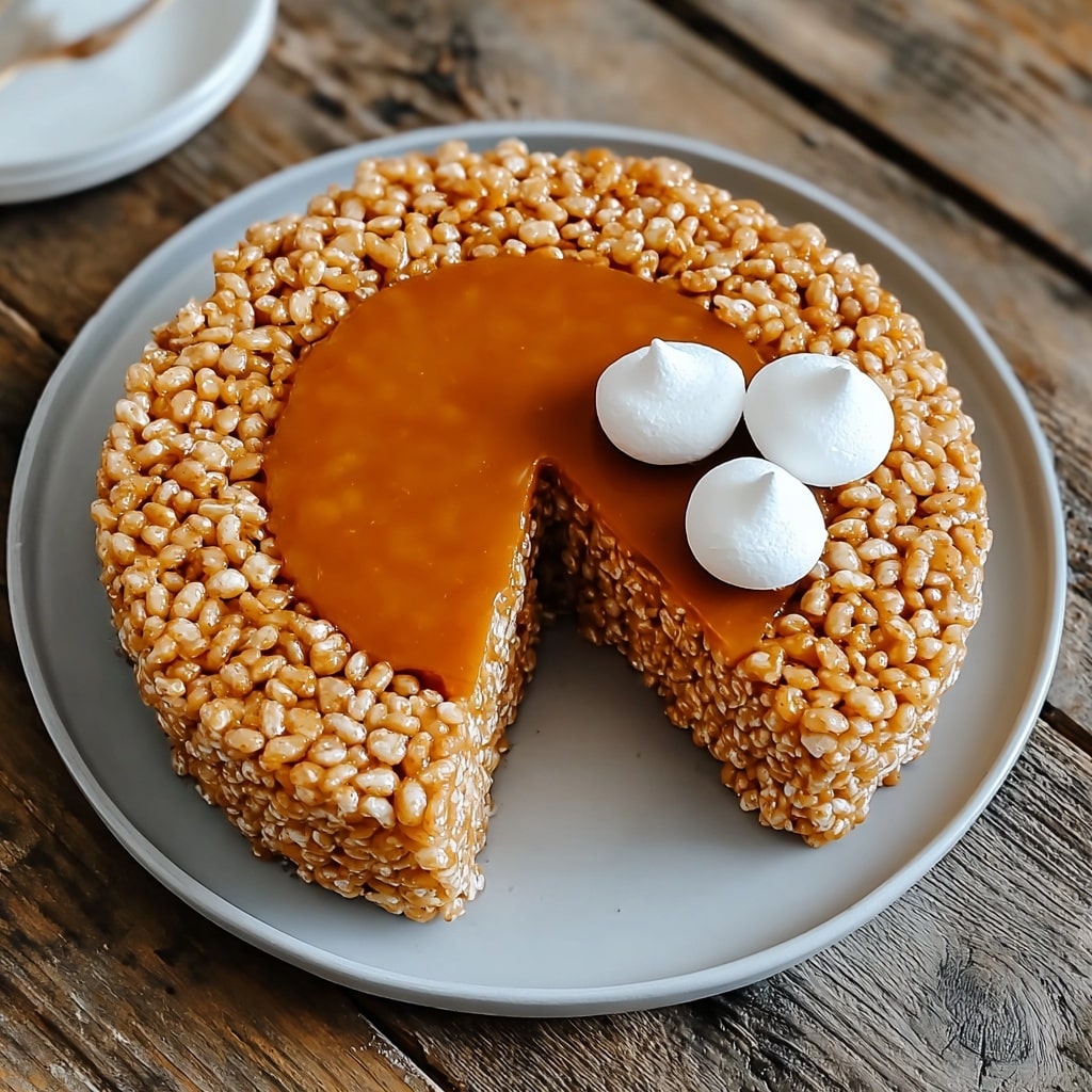 Pumpkin Pie Rice Krispies Treats: A Fun Fall Delight Recipe - Recipe Image