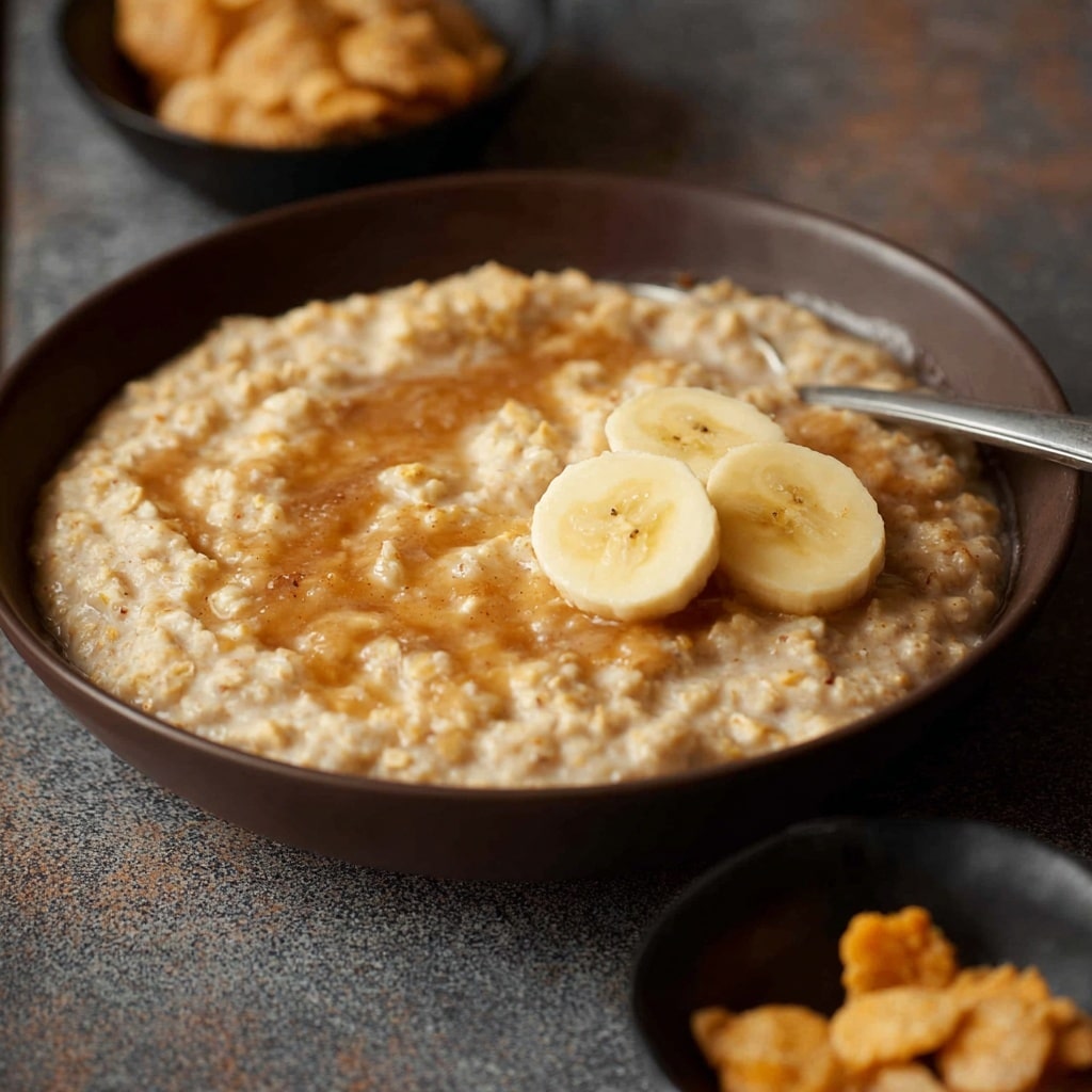 Peanut Butter Banana Steel Cut Oats Recipe - Recipe Image