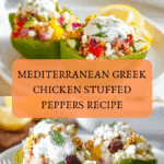 Greek Chicken Stuffed Peppers Recipe