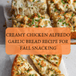 Viral Chicken Alfredo Garlic Bread Recipe