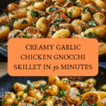Garlic Chicken Gnocchi Skillet Recipe