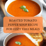 Roasted Tomato Pepper Soup Recipe