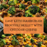 Delicious Keto Hamburger Broccoli Skillet Recipe