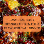 Easy Cranberry Orange Chicken Recipe for a Flavorful Meal Recipe