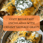 Breakfast Enchiladas with Sausage Gravy Recipe