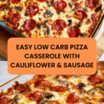 Easy Low Carb Pizza Casserole Recipe