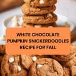 White Chocolate Pumpkin Snickerdoodles Recipe