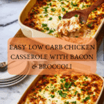 Easy Low Carb Chicken Casserole Recipe