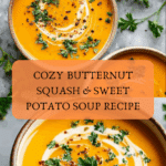 Easy Butternut Squash and Sweet Potato Soup Recipe