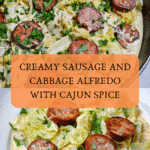 "Sausage and Cabbage Alfredo Recipe