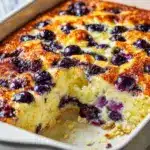Blueberry Cottage Cheese Breakfast Bake Recipe