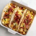 Tasty Baked Breakfast Tacos Recipe