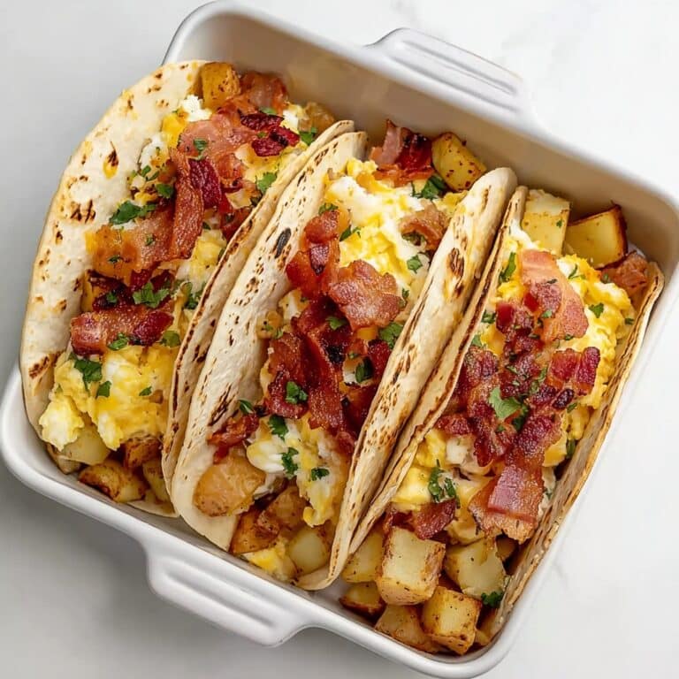 Tasty Baked Breakfast Tacos Recipe