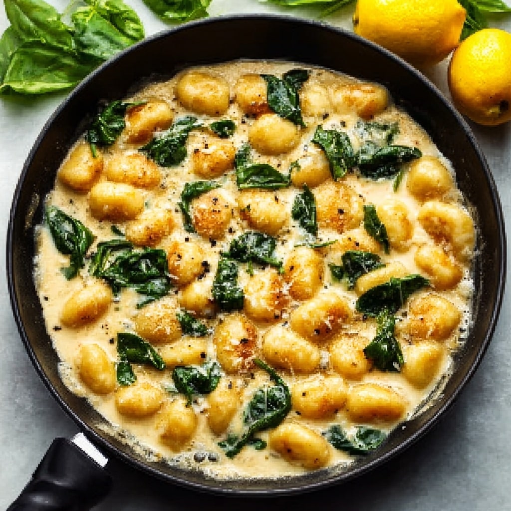 Garlic Chicken Gnocchi Skillet Recipe - Recipe Image