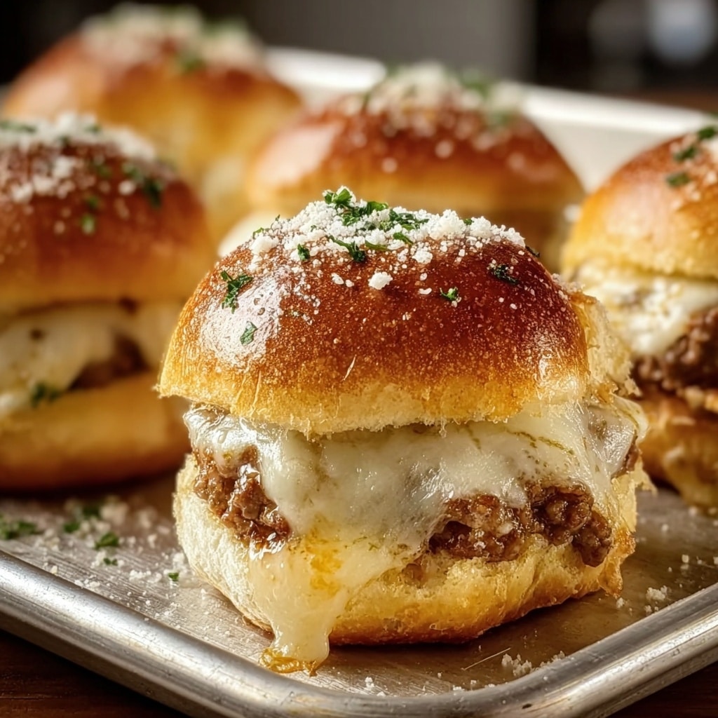 garlic parmesan cheesburger bombs Recipe - Recipe Image