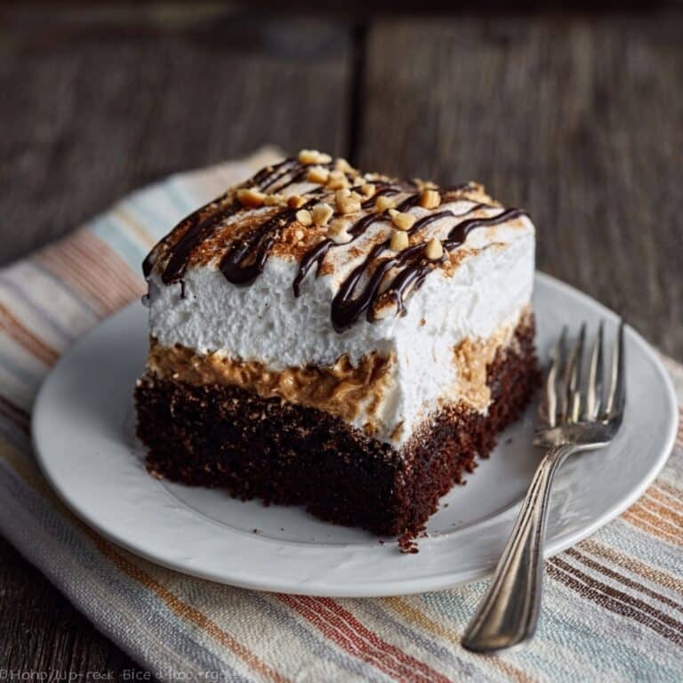 Peanut Butter Poke Cake Recipe
