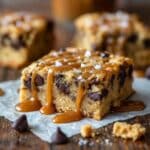Caramel Toffee Chocolate Chip Cookie Bars Recipe