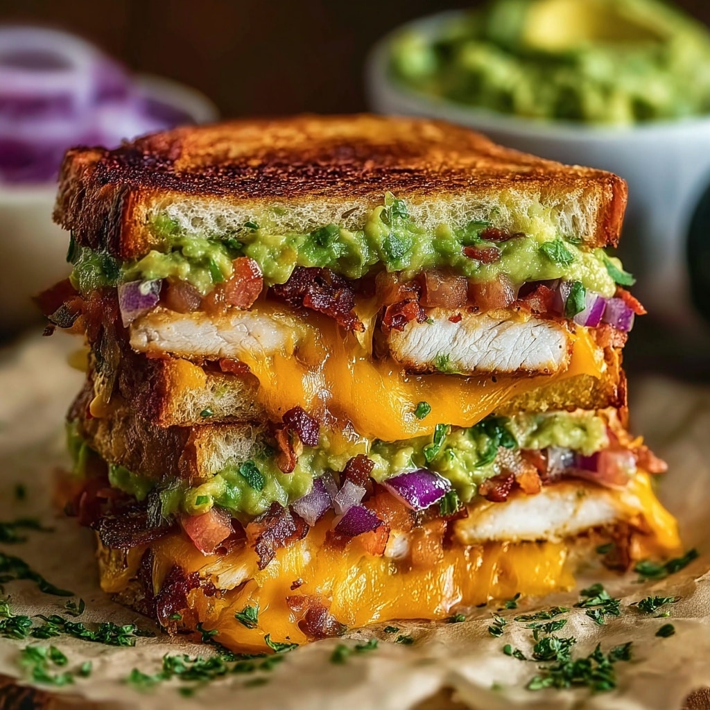 Chicken Avocado Melt Sandwich Recipe - Recipe Image