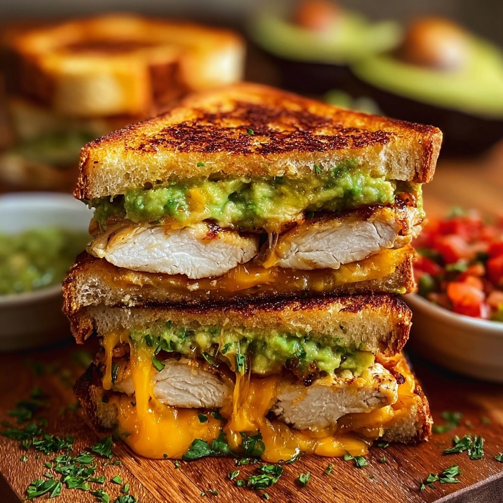 Chicken Avocado Melt Sandwich Recipe - Recipe Image