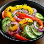 Cucumber Sweet Pepper Salad Recipe