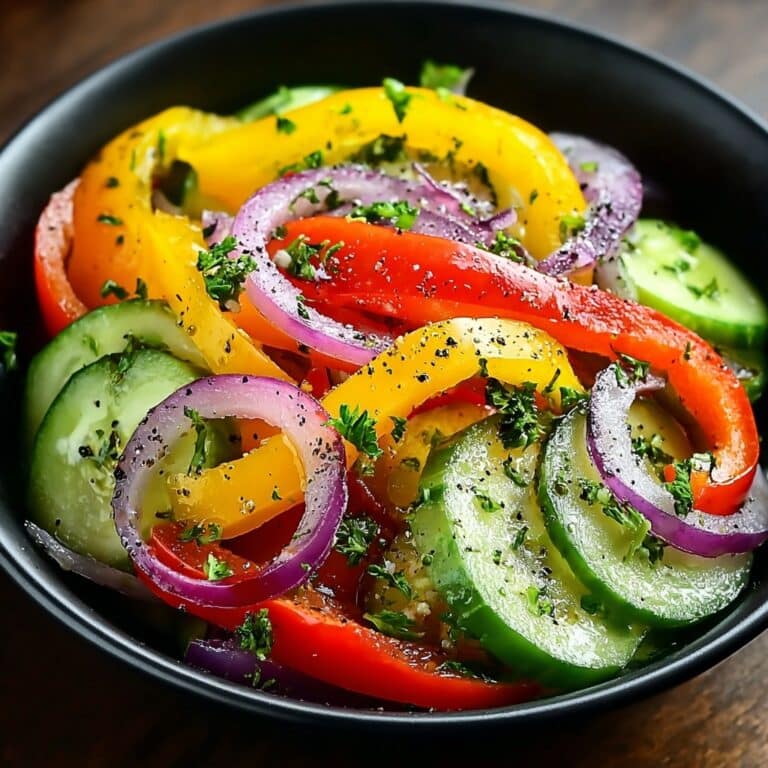Cucumber Sweet Pepper Salad Recipe