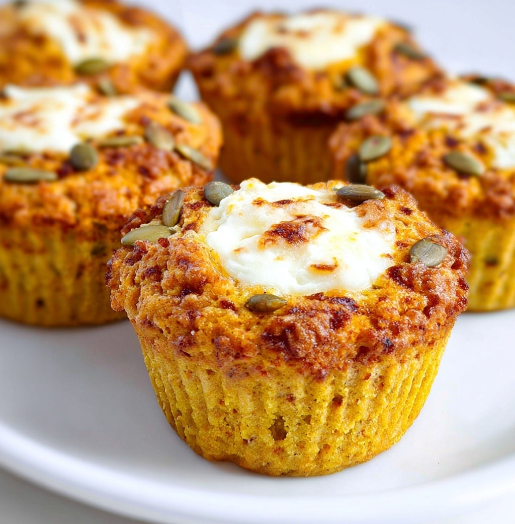 Pumpkin Cream Cheese Muffins Recipe - Recipe Image
