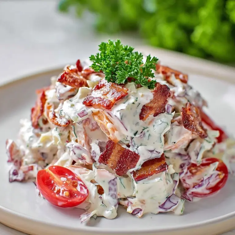 Keto BLT Coleslaw Recipe